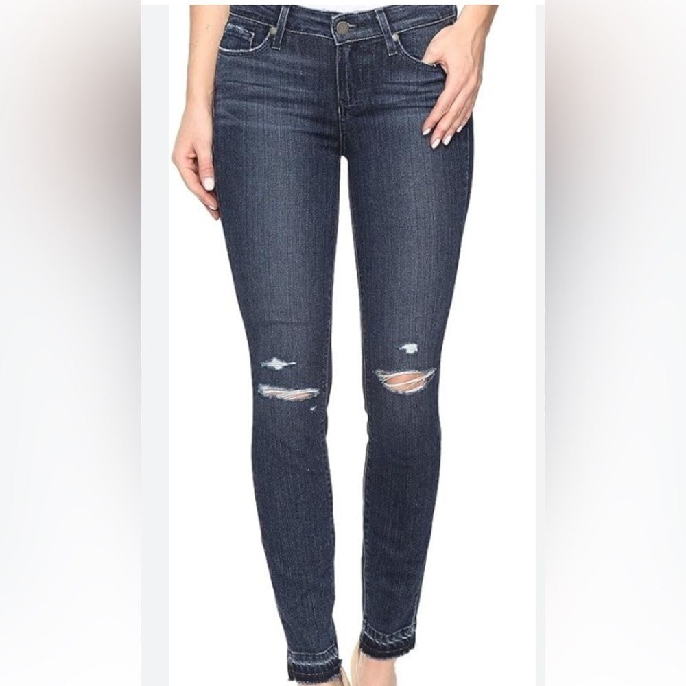 PAIGE Verdugo Ankle Skinny Jeans with distressing Size 30